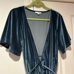 Baltic Born Velvet Maxi Wrap Dress